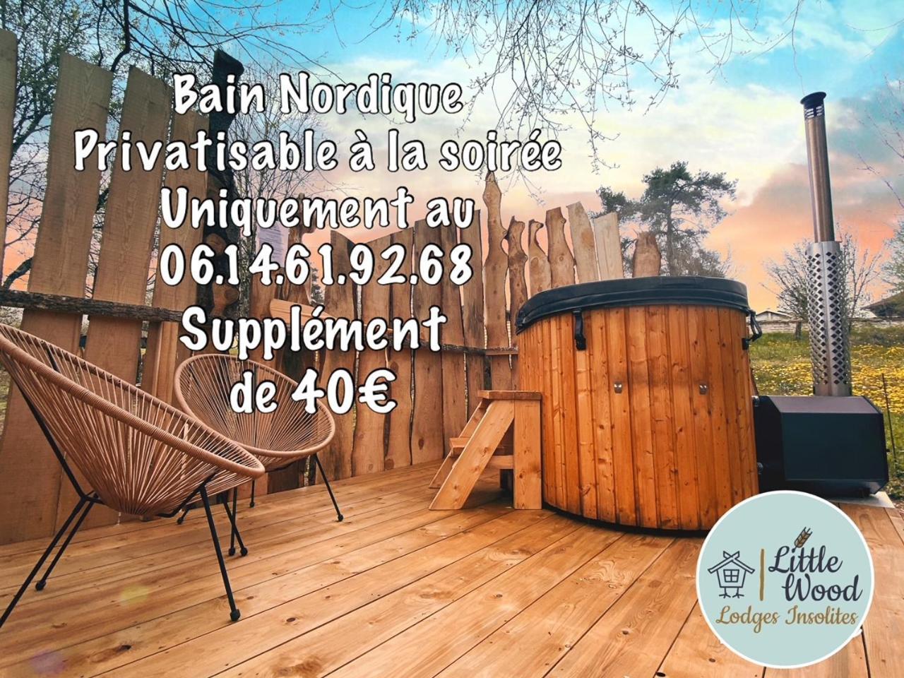 Little Wood Lodges Insolites Bailly-aux-Forges Экстерьер фото